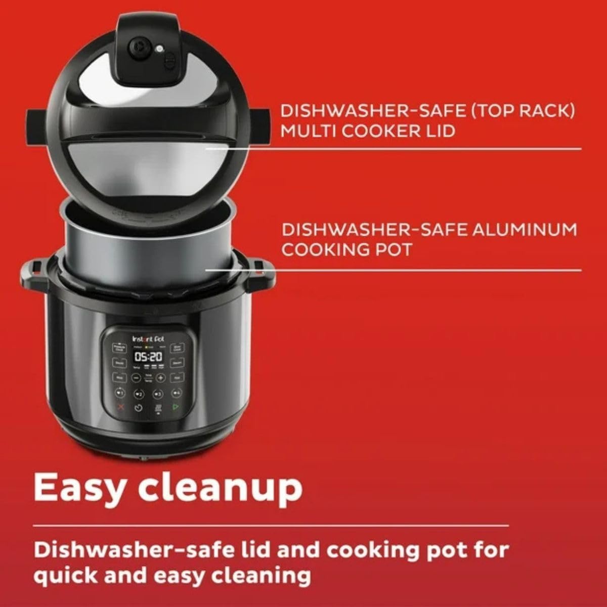 Instant Pot 8Qt Chef Series – 7-in-1 Multi-Cooker: Pressure, Slow, Rice & More – Easy Meals Fast