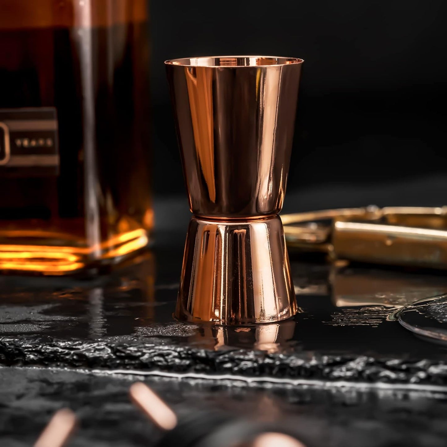 SOING Mixology 24-Piece Bartender Kit,Perfect Home Cocktail Shaker Set for Drink Mixing,Stainless Steel Bar Tools with Stand,Velvet Carry Bag & Recipes Cards Included