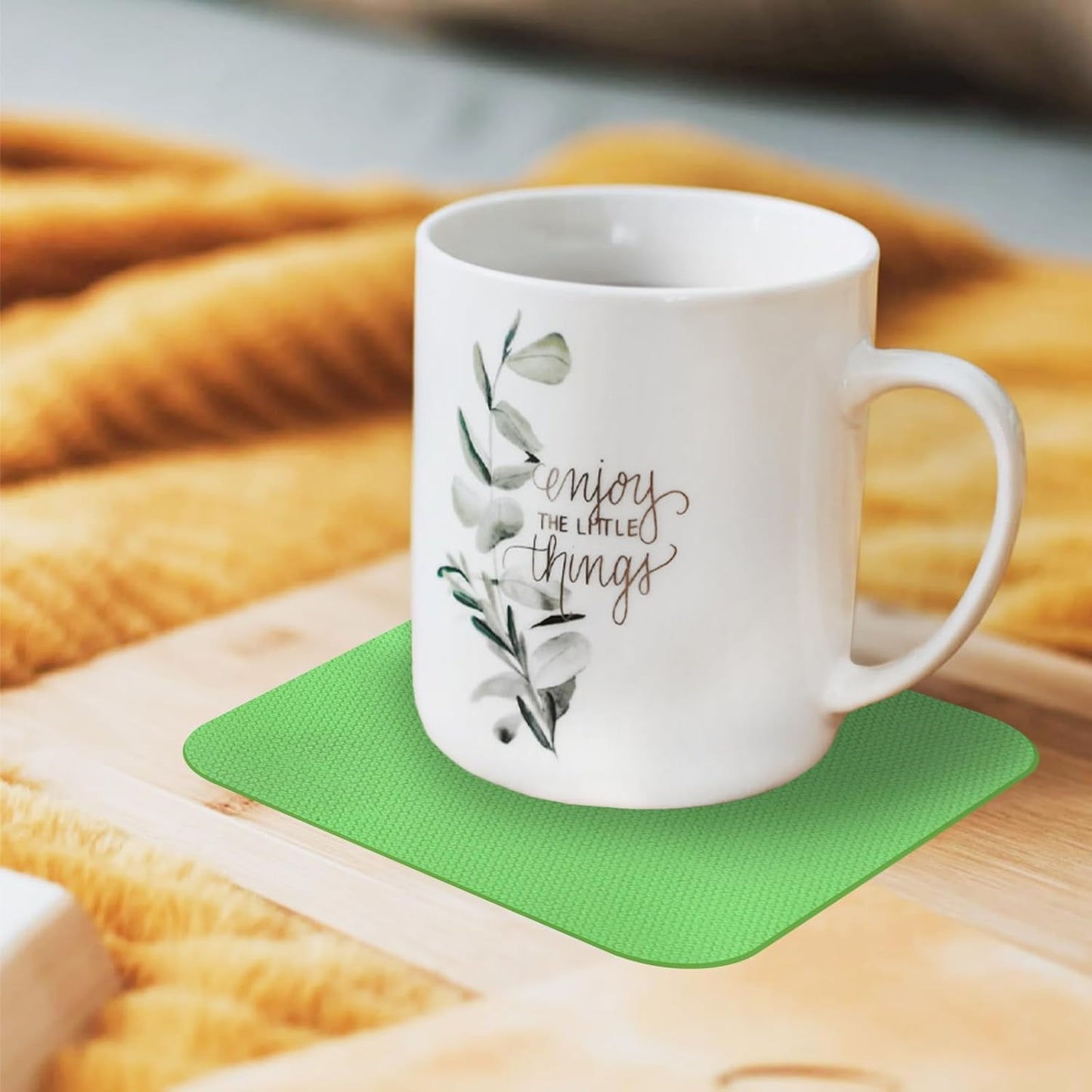 8PCS Jar Gripper Pads, Multifunctional Rubber Jar Opener, Heat Insulation Pad Kitchen Coasters for Elderly Senior Suffering from Weak Hands Arthritis (Light Blue, Green)