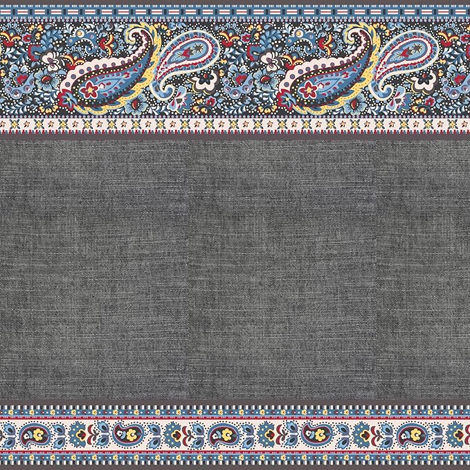 Vera Bradley Women'sPremium Cotton Lunch Bag, Black Chambray, One Size