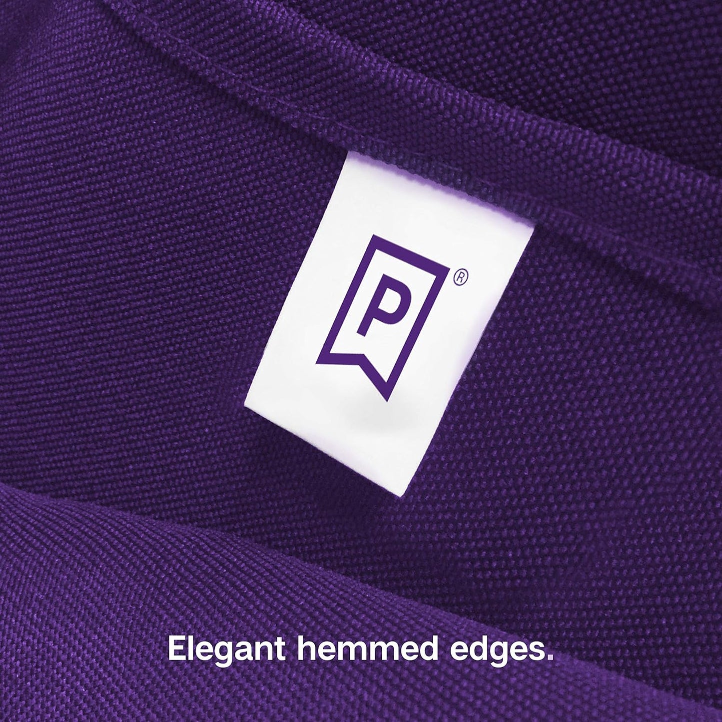 Gee Di Moda Rectangle Tablecloth - 90 x 156 Inch Purple Table Cloth for 8 Foot Table with Floor-Length Drop - Heavy Duty Washable Fabric - 8 Ft Buffet Table, Holiday Party, Wedding & Baby Shower