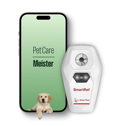 SmartRef Digital Refractometer by Anton Paar – Precision Urine Specific Gravity (USG) Testing for Cat, Dog & Livestock | Portable, Bluetooth-Enabled Veterinary & Pet Health Monitor