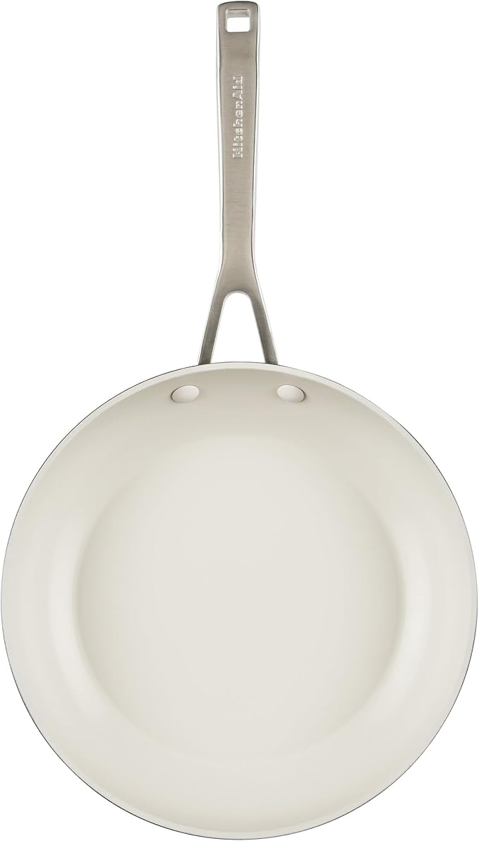 KitchenAid Hard Anodized Ceramic Nonstick Cookware Pots and Pans Set, 9 Piece - Matte Black