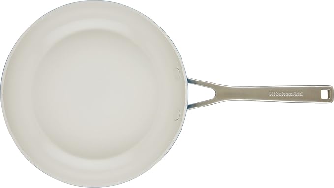 KitchenAid Hard Anodized Ceramic Nonstick Cookware Pots and Pans Set, 9 Piece - Blue Velvet