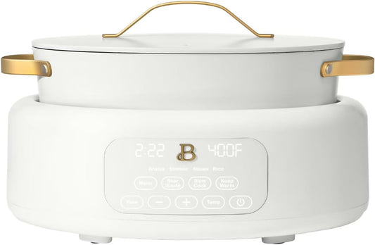 Beautiful 10-in-1 6 Qt Electric Multi-Cooker – Pressure Cook, Slow Cook, Steam, Sauté & More: Perfect for Holiday Meals, Christmas Hosting, Family Dinners & Festive Celebrations