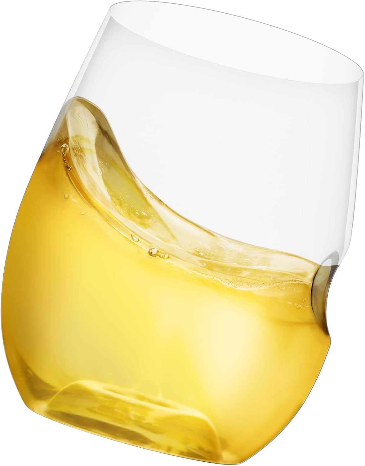 Unbreakable Stemless Wine Glass – Set of 12, 12oz, Dishwasher Safe, BPA-free Tritan, Clear Stemless White Wine Glasses, Shatterproof for Indoor, Outdoor, Everyday Use. Reusable, Made in the USA