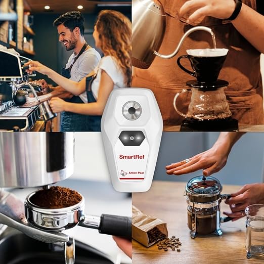 SmartRef Digital Refractometer by Anton Paar – Coffee TDS Refractometer with in-App Extraction Yield Calculator, Smart, Easy, Quick, Digital, Coffee Tester