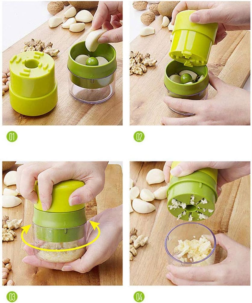 Practical Garlic Press Mincer Hand Presser Crusher Walnut Peanut Grinder