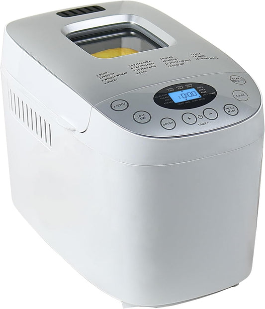 Davivy 15-in-1 Bread Maker - 3.5 Pound Capacity, 15-Hour Timer, Non-Stick Plate, with Spare Parts, 3 Shell Colors and 3 Bread Sizes, 850 Watt (Fits 5-7 People)) (3.5LB)