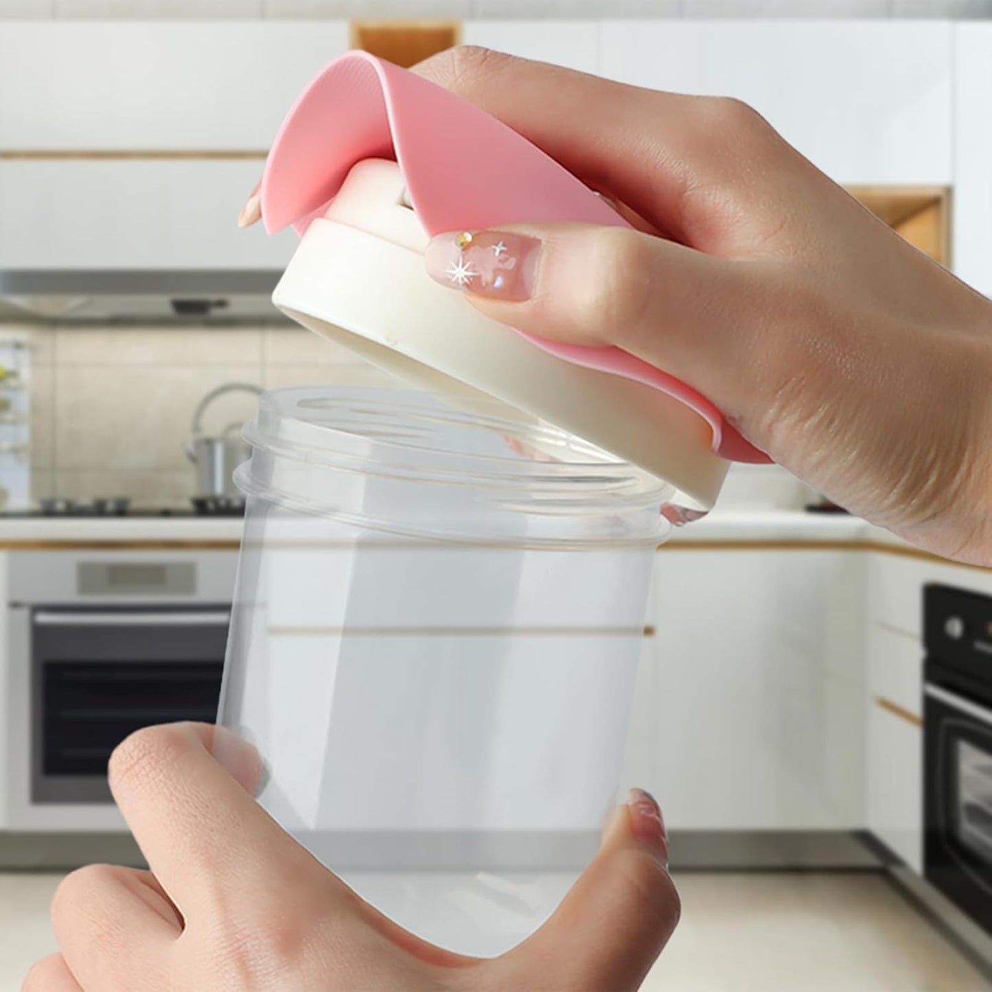 4PCS Rubber Jar Opener, Multifunctional Jar Gripper Pads, Heat Insulation Pad Kitchen Coasters for Elderly Senior Suffering from Weak Hands Arthritis，4 Colors