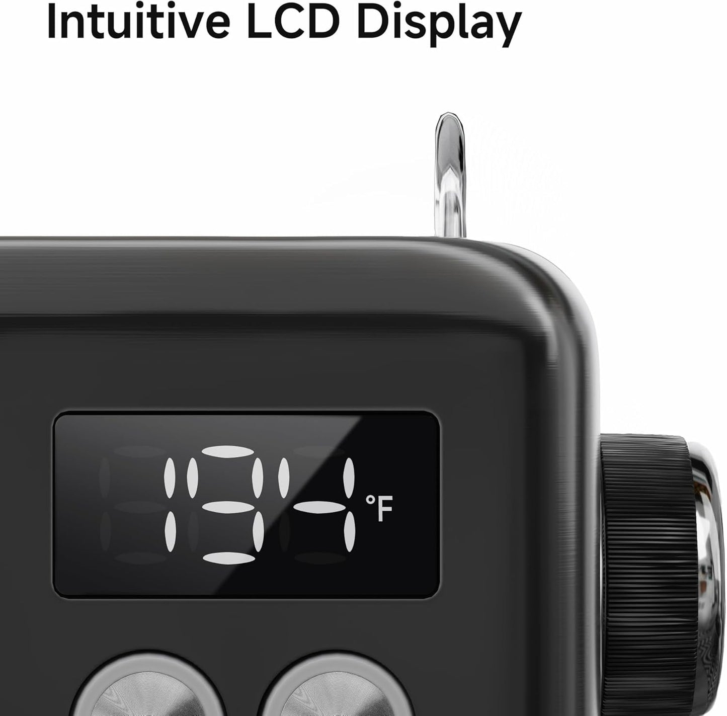 HIBREW H10A - 58mm Espresso Machine, Stainless Steel Body with Milk Frother, Customizable Settings, Smart Display + 20 Bar Pressure Gauge. (Black)