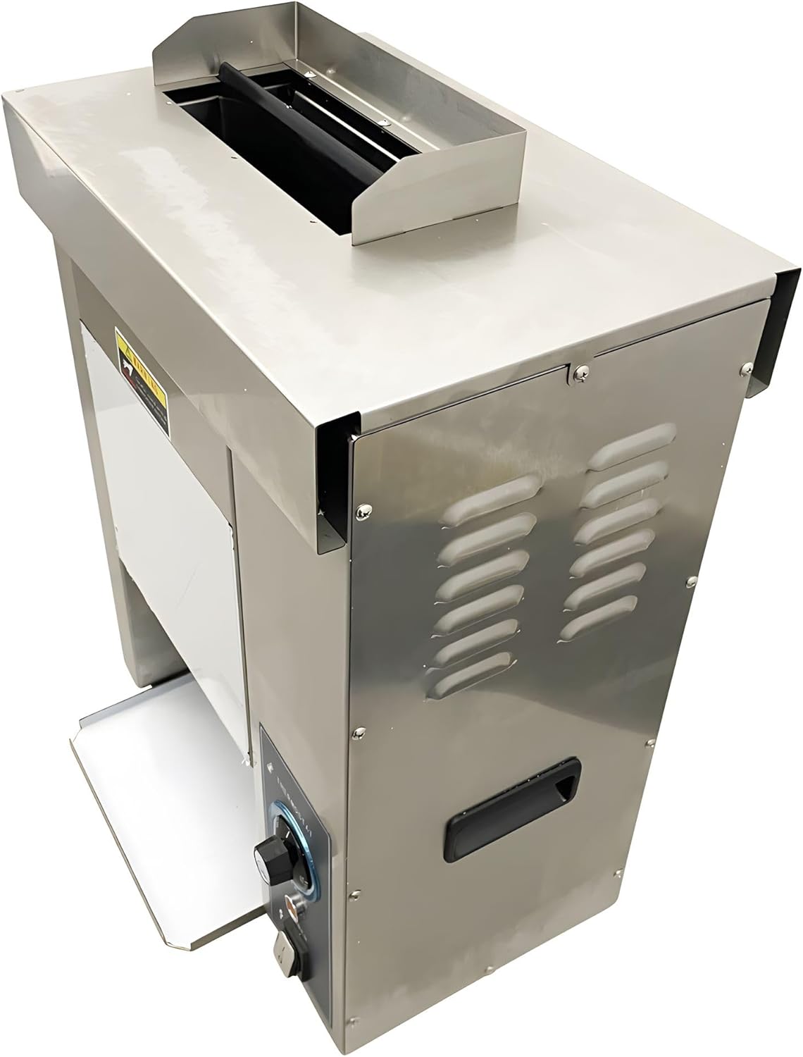 Commercial Small Hamburger Buns Toaster Stainless Steel Bread Toasting Machine with Adjustable Temperature and Thickness 110V 2000W 50℃-300℃