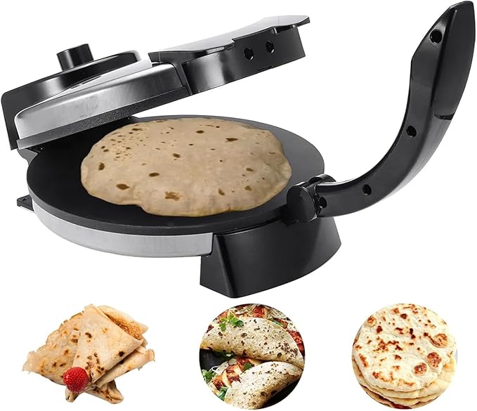 1100W Electric Pancake Griddle Nonstick Tortillas Maker For Family And Outdoor Cooking Kitchen Baking Appliance Spring