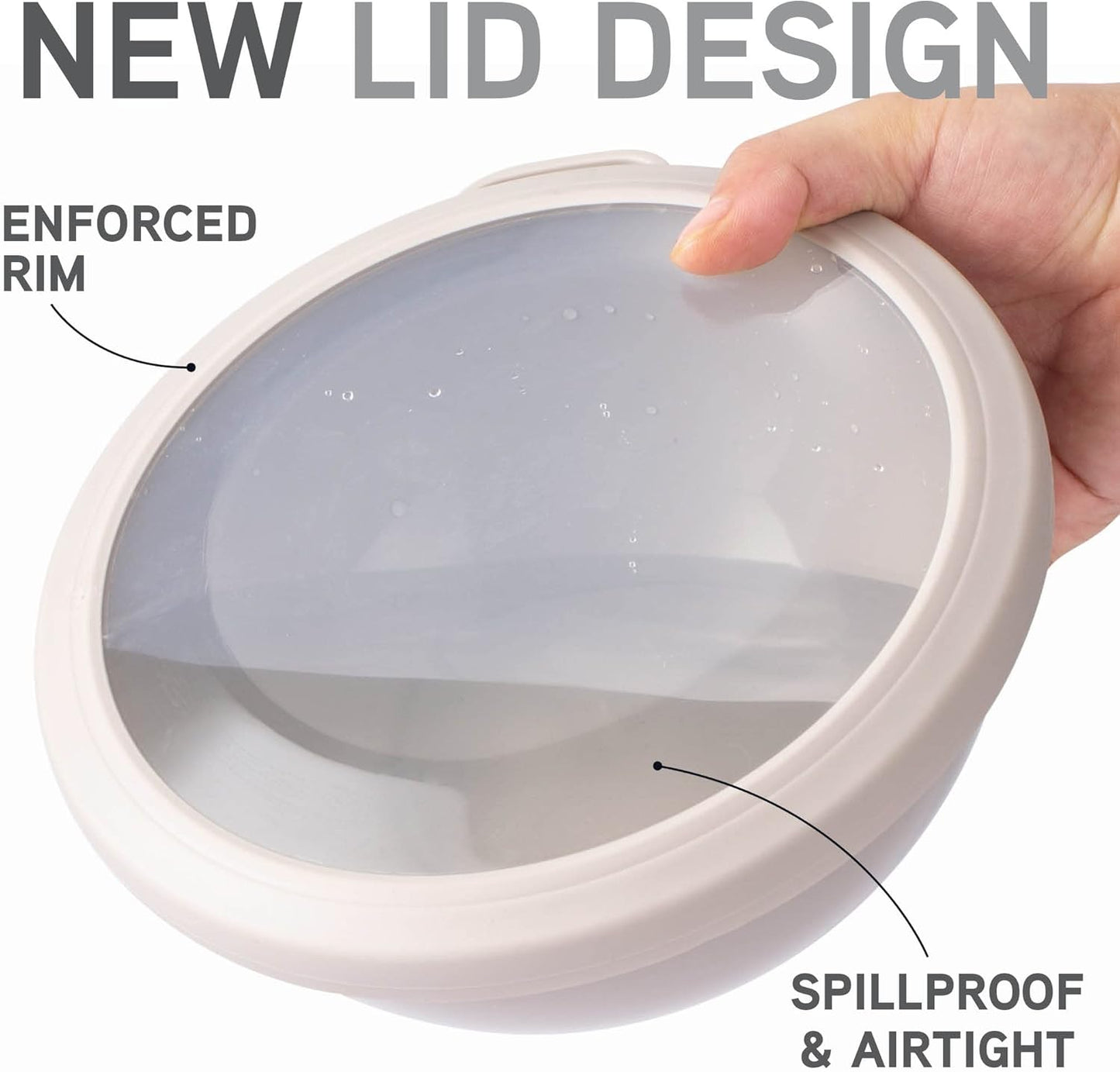 COOK WITH COLOR Nesting Mixing Bowls - 12 Piece Plastic Bowl Set with Lids, Microwave Safe (Mint Ombre)