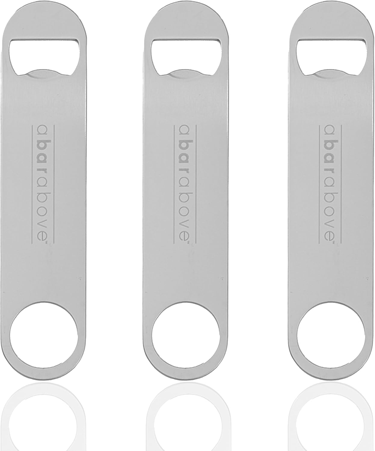 A Bar Above Heavy Duty Bar Blade Bottle Opener, Premium Stainless Steel Beer Opener Tool for Bartenders & Home Bars, Dishwasher Safe, Rust Resistant, Professional Bar Accessory for Beer & Soda Bottles