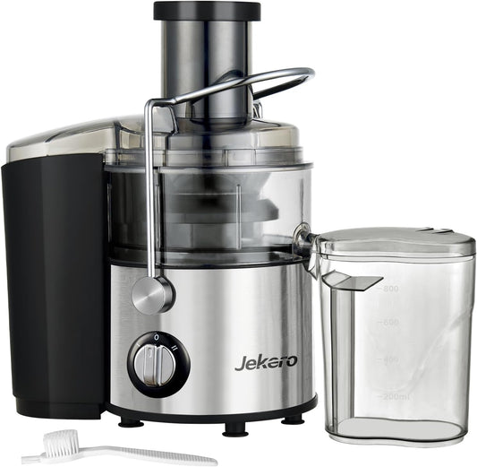 Juicer Machines, 2.8" Wide Feed Chute Centrifugal Juicer for Whole Vegetables & Fruits, Dual Speeds Juice Extractor Maker with Heavy Duty Full Copper Motor, High Juice Yield,Titanium-Plated Filter