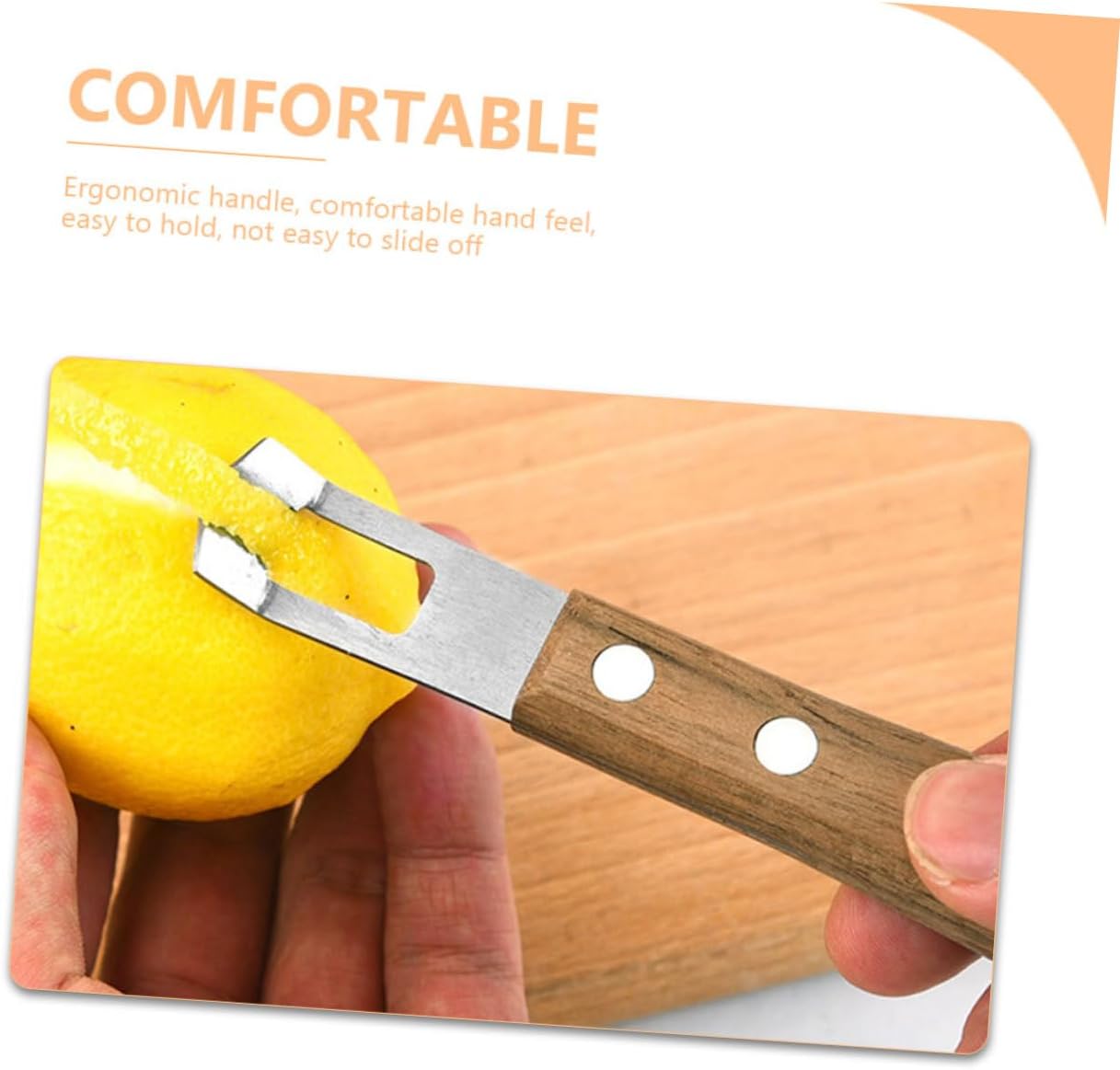 3Pcs Wear-resistant Stainless Steel Lemon Peelers Multi-function Household Zesters with Ergonomic Handles for Grating Cheese Chocolate and Citrus Fruits in Kitchen and Restaurant