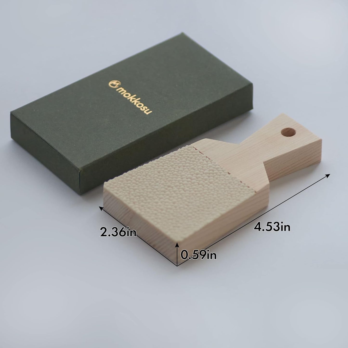 Japanese Classic Grater for Wasabi and Ginger, Medium Size, Made in Japan