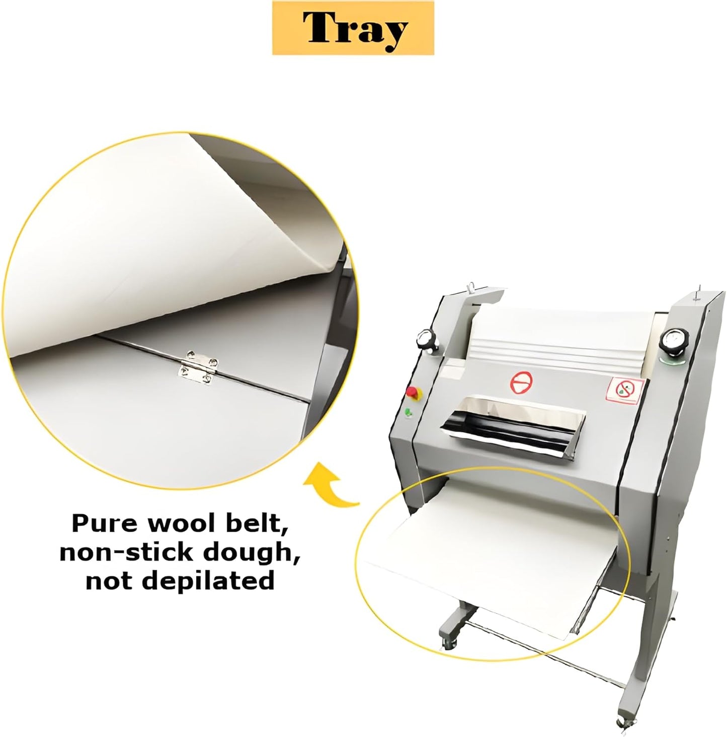 110V 750W Baguette Bread Dough Shaping Rolling Machine Floor Model 50g-1200g/pcs