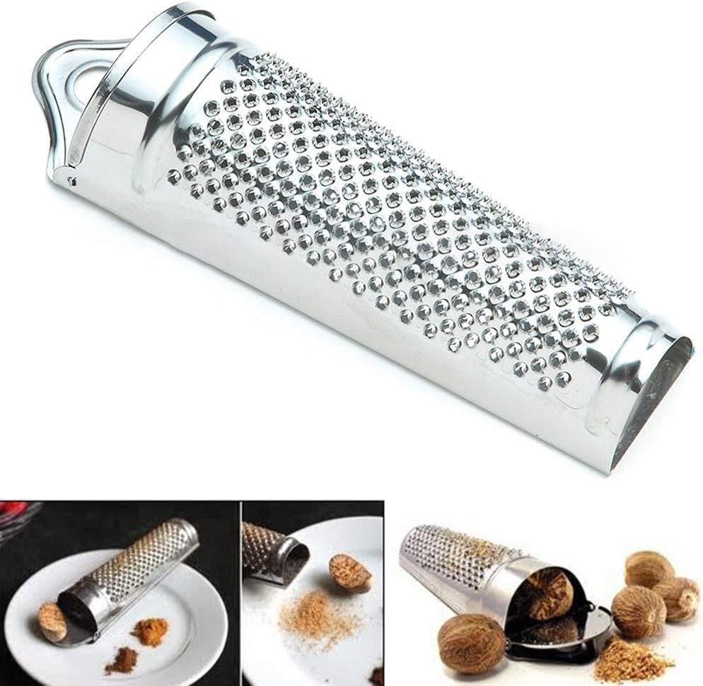 Stainless Steel Kitchen Grater, Multifunctional Hand Planer Tool for Ginger, Garlic, Nutmeg, Walnut, Lemon Zesting
