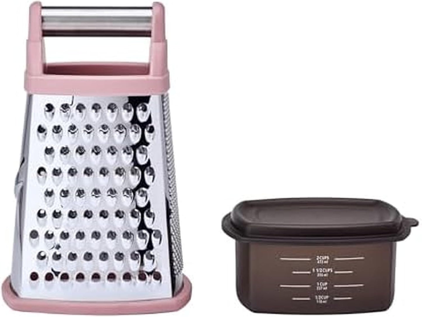 KitchenAid Gourmet Box Grater, Dried Rose, 10 Inch