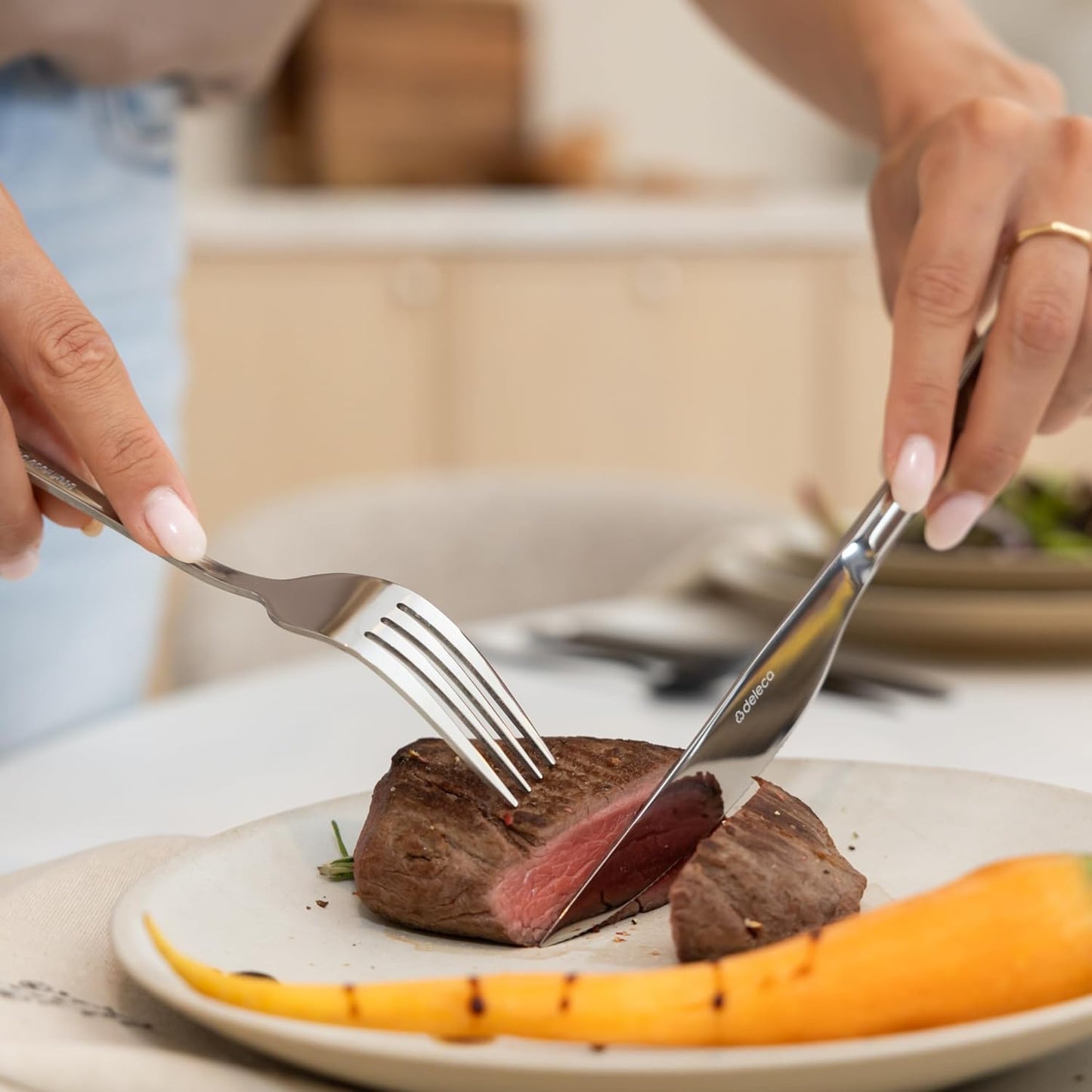 72-Piece Silverware Set for 12 Essential -18/0 Stainless Steel Flatware Set - Complete Cutlery Set with Forks and Spoons - Utensils for Every Occasion - Dishwasher Safe Kitchen Utensils Set