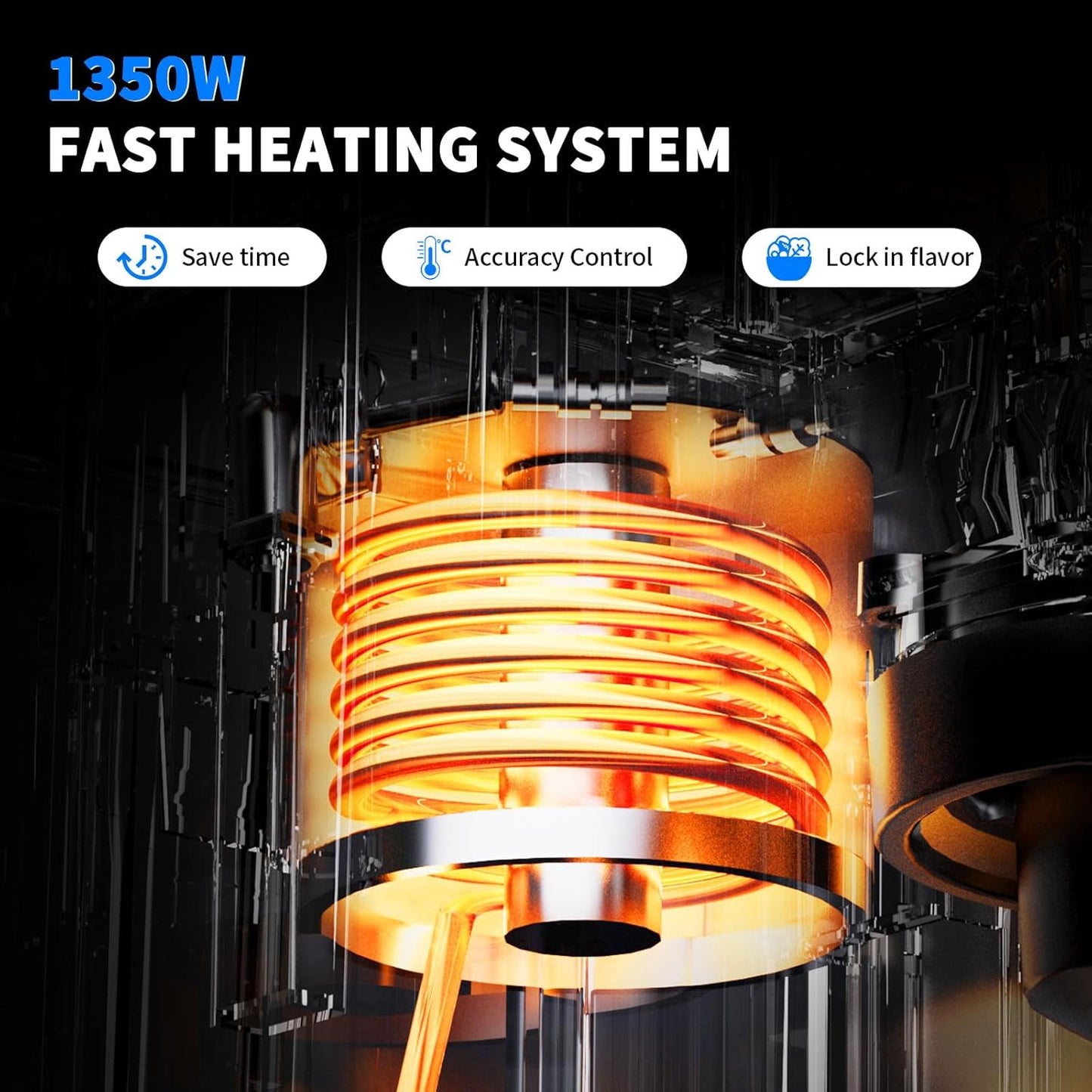 Espresso Machine, 20 Bar Cappuccino Machines with Milk Frother for Home, Compact Espresso Maker & Stainless Steel Coffee Machine for Cappuccino, Latte, Cold Brew, Silver