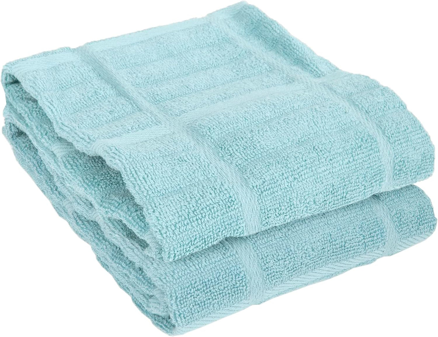 All-Clad Solid Kitchen Towels: Highly Absorbent, Super Soft Long Lasting - 100% Cotton, 17"x30" Tea Towels for Cleaning & Drying Dishes, Pans, Glassware, or Countertops, (2-Pack), Rainfall