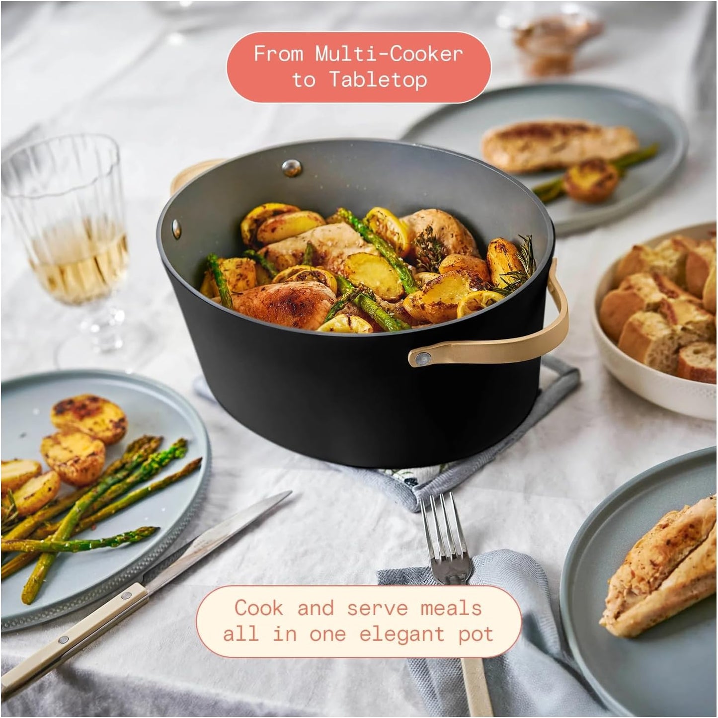 Beautiful 10-in-1 6 Qt Electric Multi-Cooker – Pressure Cook, Air Fry, Slow Cook & More: Ideal for Holiday Meals, Family Dinners & Festive Celebrations Limited Edition