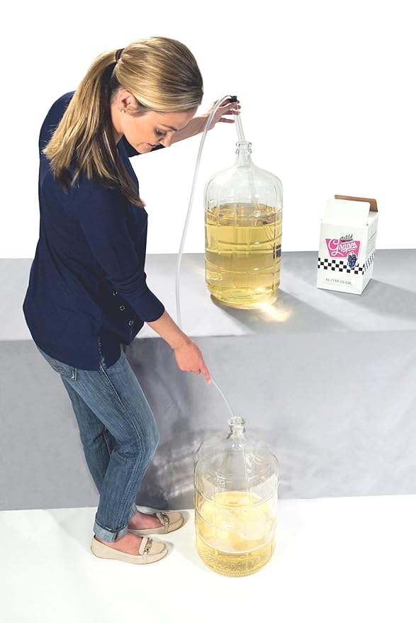 Wild Grapes Premium DIY Wine Making Kits - Chardonnay Style - Makes Up to 30 x 750mL Bottles, 6 Gallons of Wine