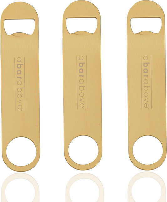A Bar Above Heavy Duty Bar Blade Bottle Opener, Premium Stainless Steel Beer Opener Tool for Bartenders & Home Bars, Dishwasher Safe, Rust Resistant, Professional Bar Accessory for Beer & Soda Bottles