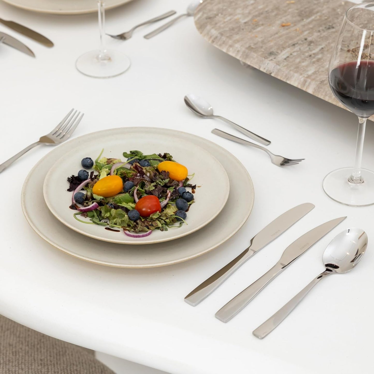 72-Piece Silverware Set for 12 Essential -18/0 Stainless Steel Flatware Set - Complete Cutlery Set with Forks and Spoons - Utensils for Every Occasion - Dishwasher Safe Kitchen Utensils Set