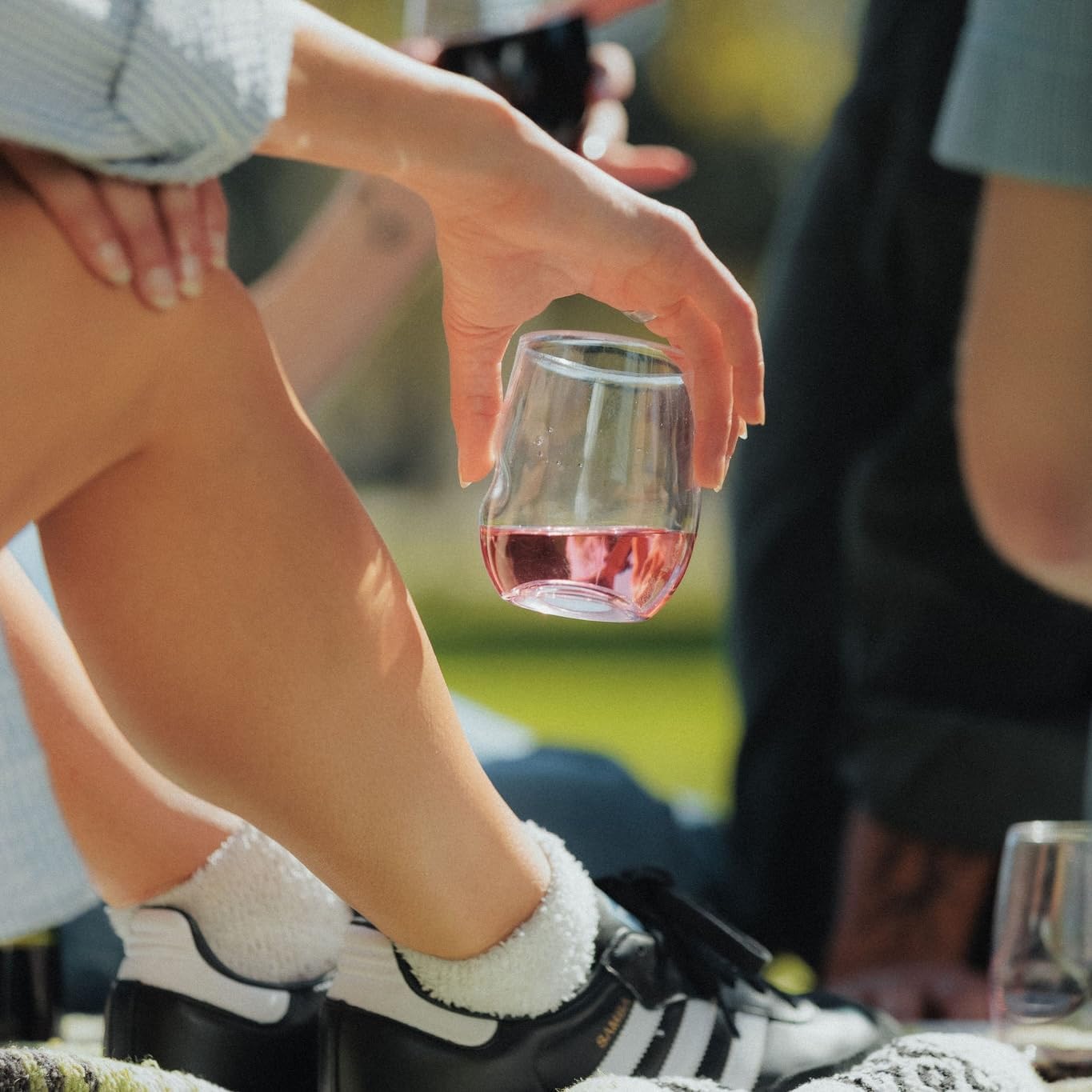 Unbreakable Stemless Wine Glass – Set of 8, 12oz, Dishwasher Safe, BPA-free Tritan, Clear Stemless White Wine Glasses, Shatterproof for Indoor, Outdoor, Everyday Use. Reusable, Made in the USA