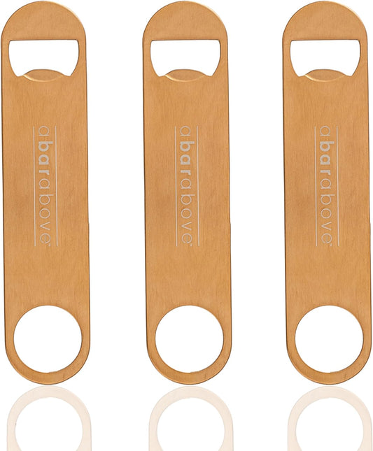 A Bar Above Heavy Duty Bar Blade Bottle Opener, Premium Stainless Steel Beer Opener Tool for Bartenders & Home Bars, Dishwasher Safe, Rust Resistant, Professional Bar Accessory for Beer & Soda Bottles