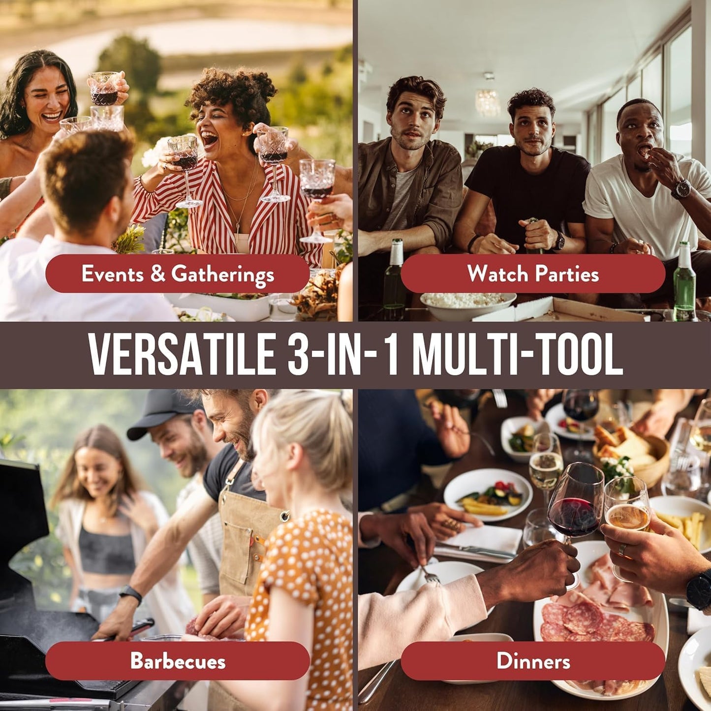 Dropcatch Magnetic Bottle Opener | Beer Cap Catcher | Wall Mount Beer Opener with Auto Catch Function | Install magnetically or Wall Mounted | Walnut Finish | Porter - Holds Up to 70 Caps