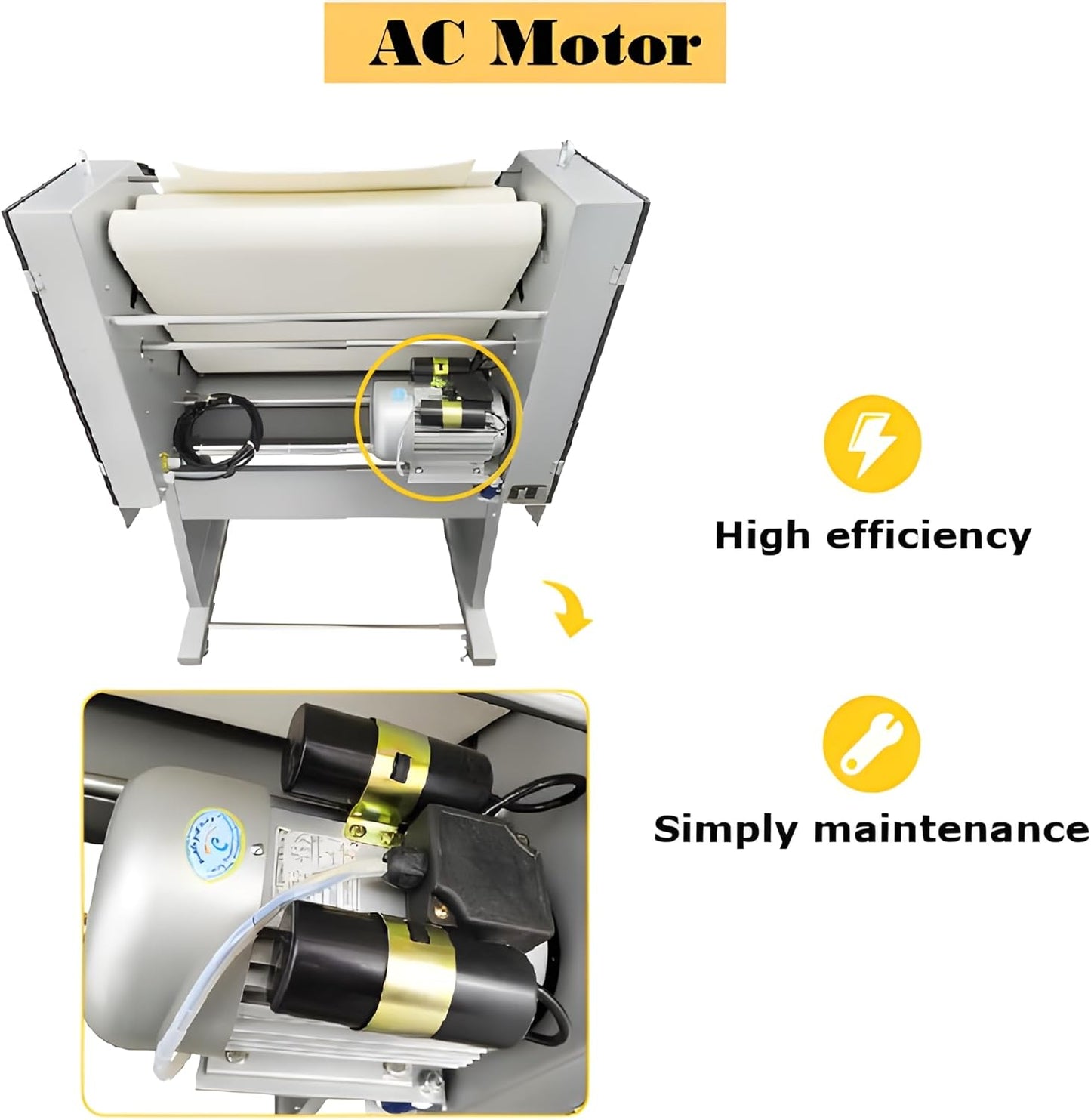 110V 750W Baguette Bread Dough Shaping Rolling Machine Floor Model 50g-1200g/pcs
