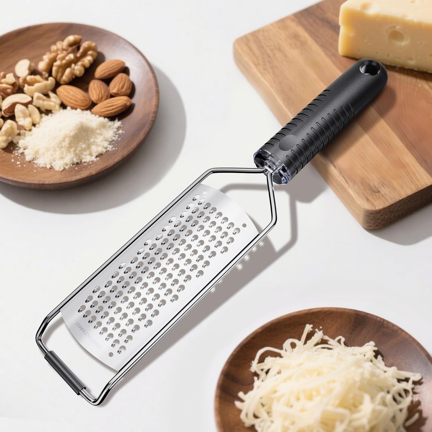 Cheese Grater with Non-Slip Handle, Coarse Graters for kitchen,12inch