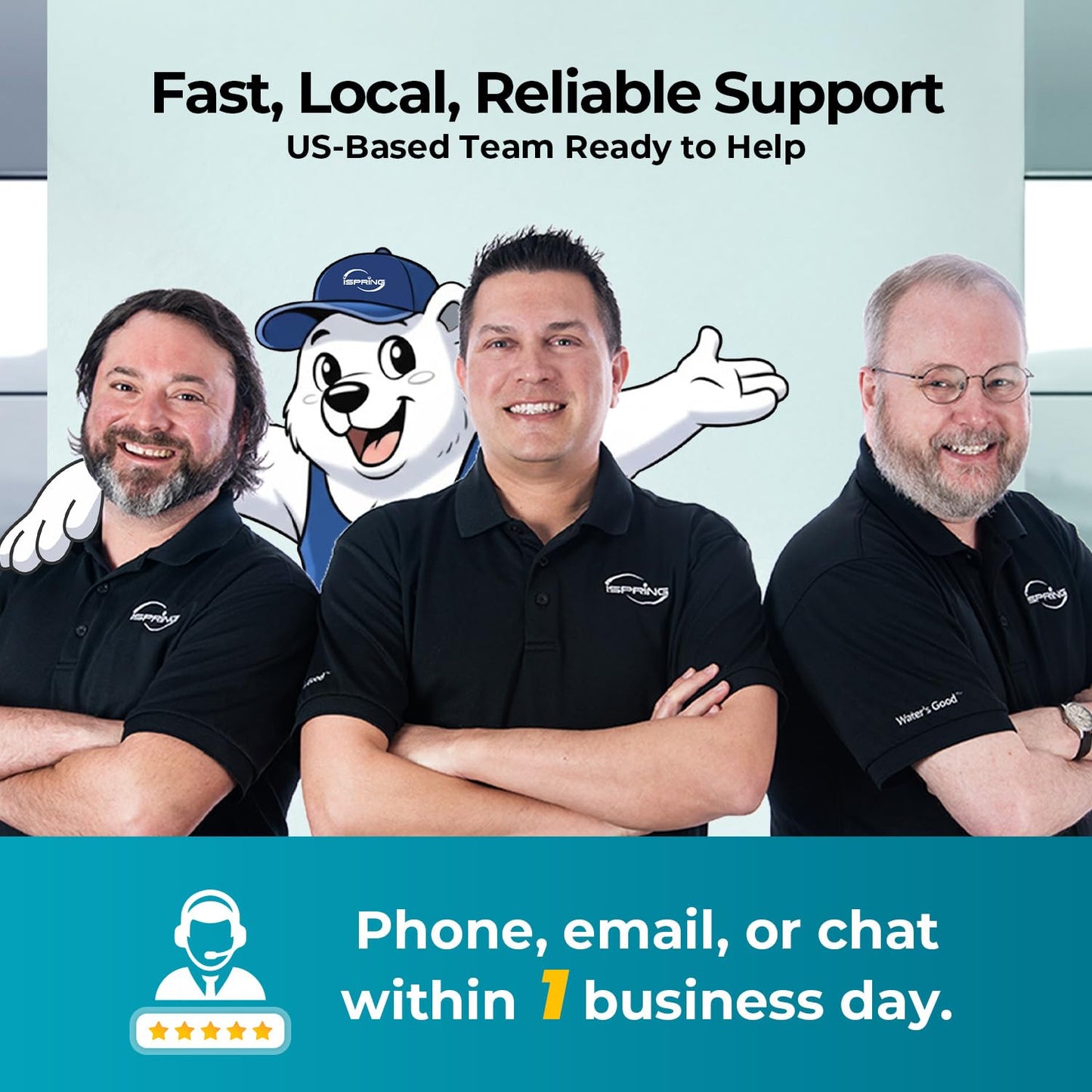 iSpring Whole House Water Filter System, Reduces Iron, Manganese, Chlorine, Sediment, Taste, and Odor, 3-Stage Iron Filter Whole House, Model: WGB32BM