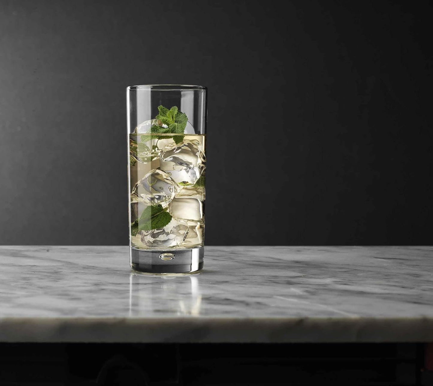 Glaver's Highball Drinking Glasses, Set of 6 Everyday Basic Glassware Set. 17 oz Tall Kitchen Glas Cups Uses for Bar Glasses Cocktail Water Juice Coffee