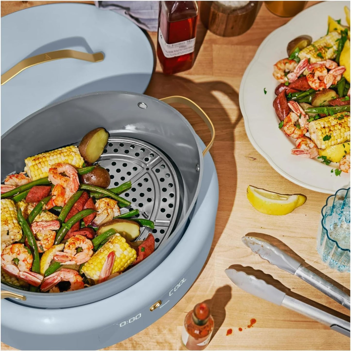 Beautiful 10-in-1 6 Qt Electric Multi-Cooker – Cook Faster & Healthier with Versatile Functions: Ideal for Holiday Recipes, Thanksgiving Sides, Christmas Parties & Family Gatherings