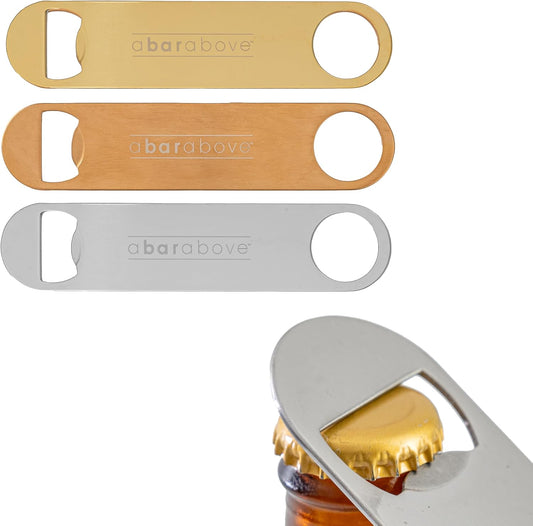 A Bar Above Premium Bar Blade, Multi-Color Bottle Opener, 3 Pack