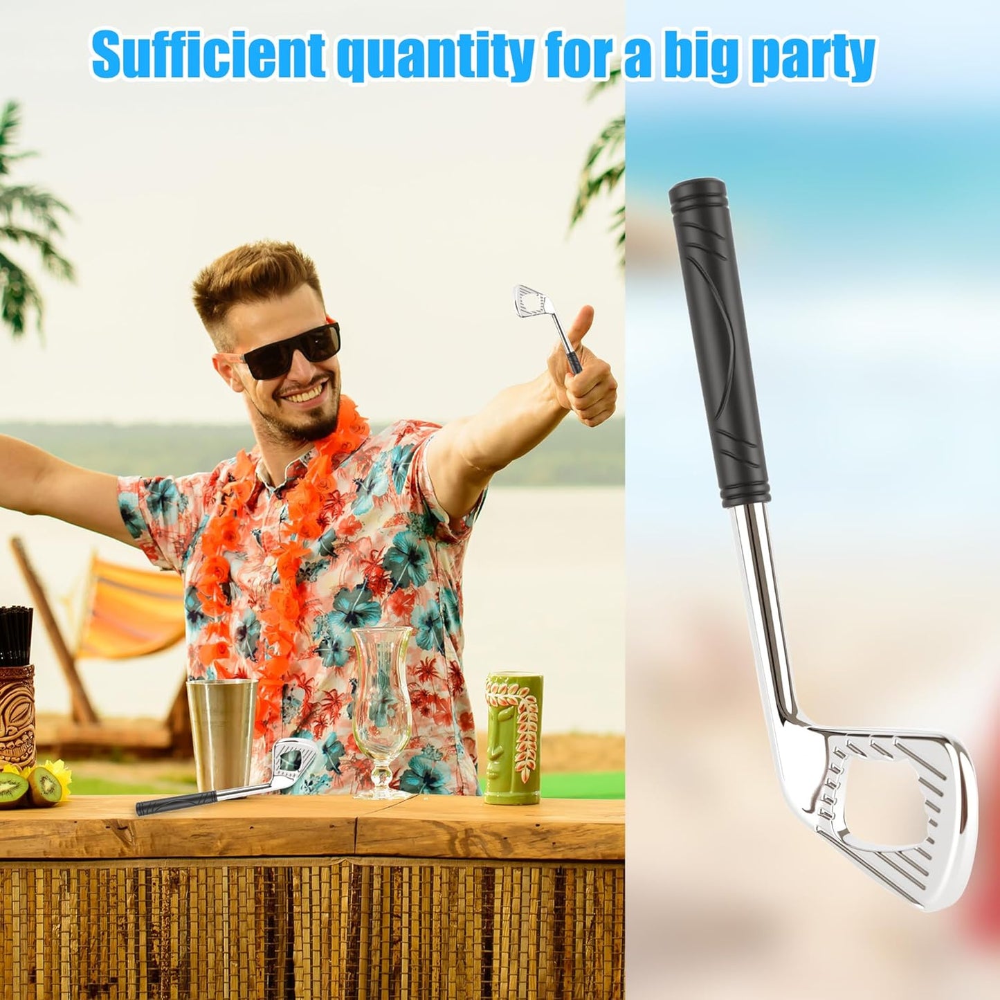 15 Pcs Golf Bottle Opener Novelty Beer Bottle Opener Copper Beer Cap Remover for Sports Enthusiasts Golf Club Party Gifts Drinking Accessories Wedding