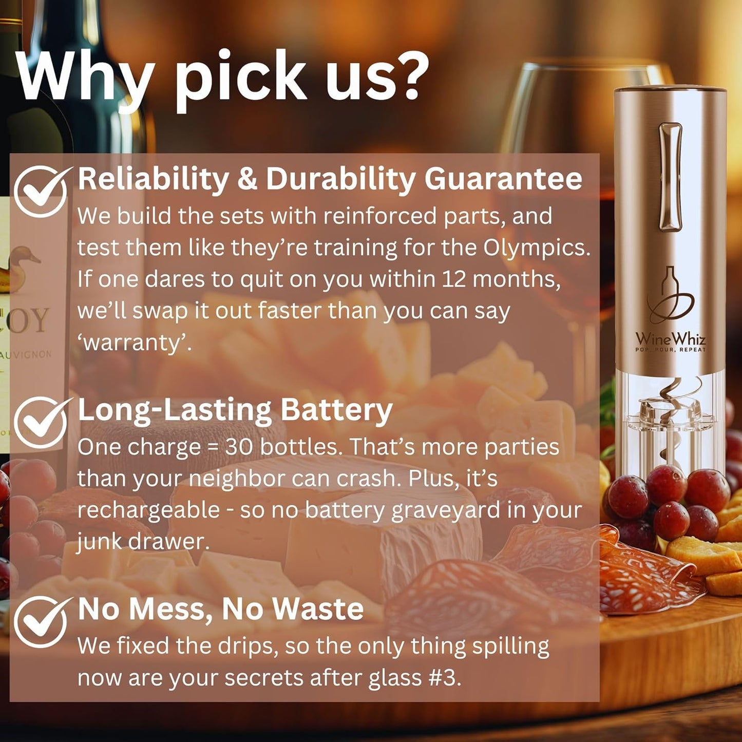 Electric Wine Aerator & Opener Set with Accessories, Rechargeable Automatic Corkscrew, Aerator, Dispenser, Foil Cutter Tool, Stopper, Wine Lovers Gift for Housewarming, Birthday, Registry, Anniversary