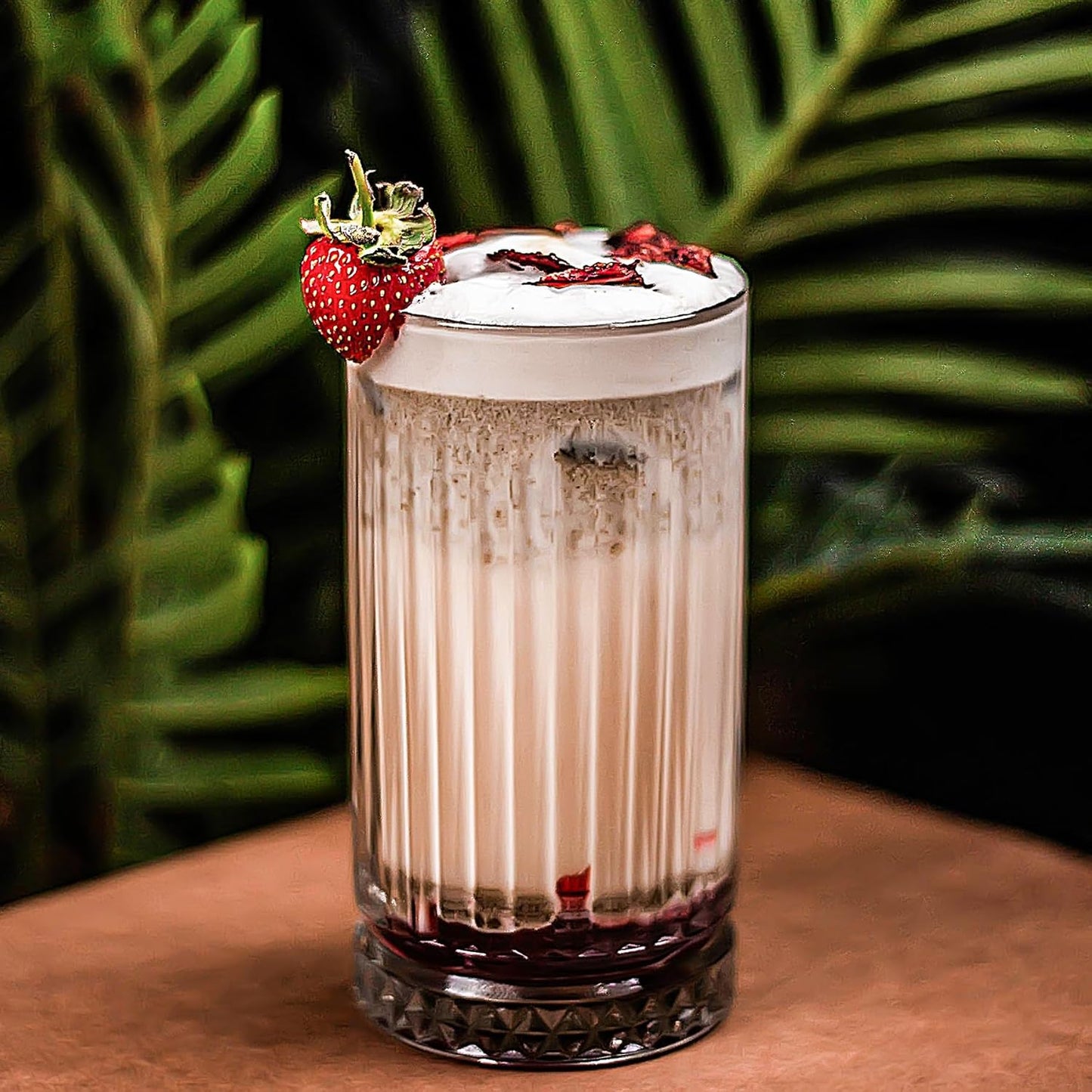 Highball Glasses Set of 6-15 oz Tall Glasses Drinking Set - Elegant Glassware Drinking Glasses for Water, Ice Coffee, Cocktail, Cold Beverage