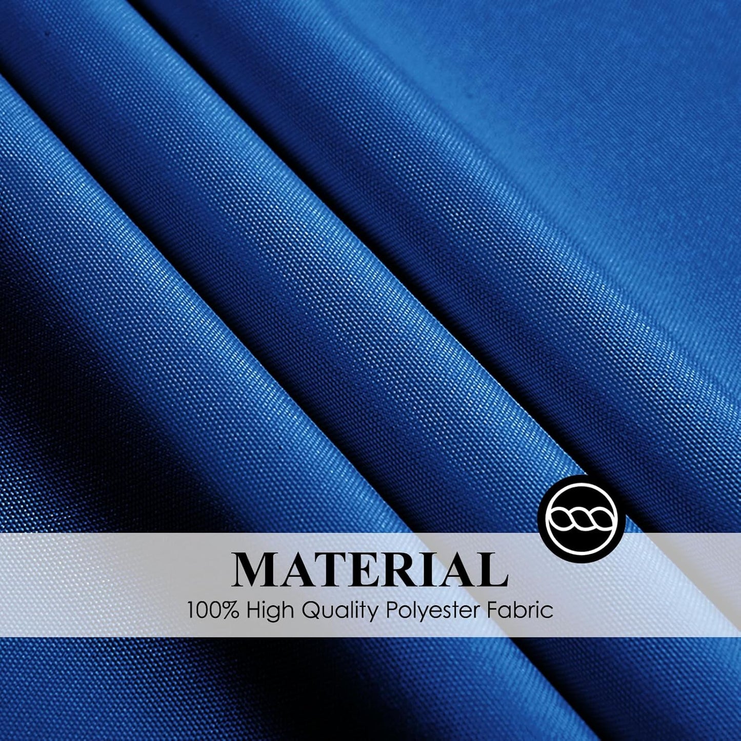 Round Tablecloth 6 Pack 90 Inch Royal Blue Tablecloths Washable Decorative Linen Polyester Table Clothes Cover for Dining Table Banquets Buffet Parties and Wedding