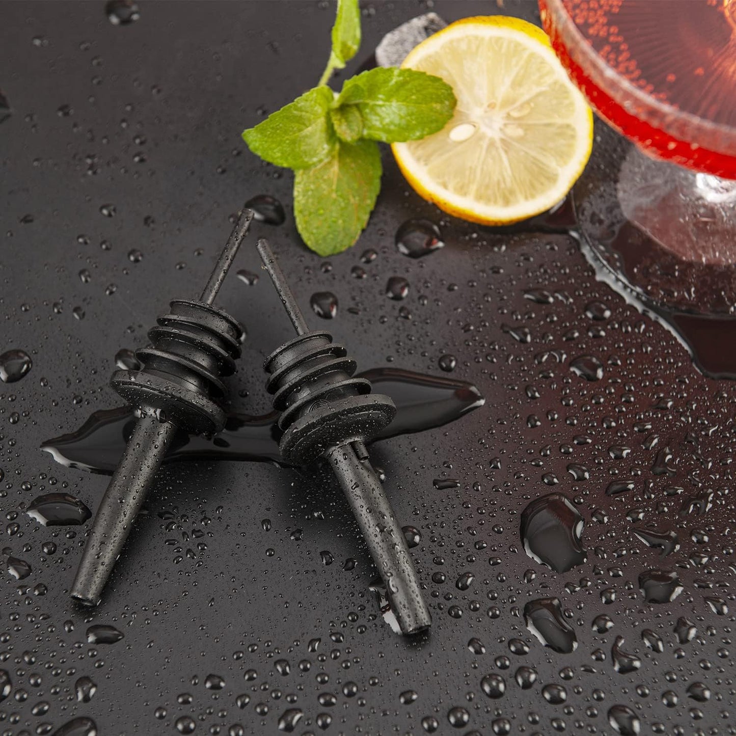 11Pcs-Cocktail Shaker Set Stainless Steel Bartending Kit 25oz Boston Shaker Bar Set Cocktail Mix Drink Making Kit Professional Bar and Home Drink Bar Tools for Bartender(Matte Black)