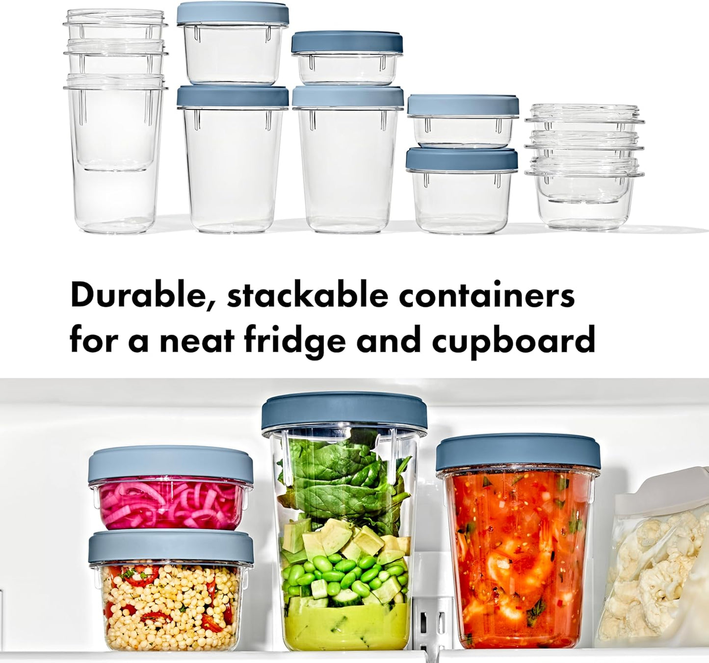 OXO Good Grips Twist & Stack Container – 5 oz – 3 Pack