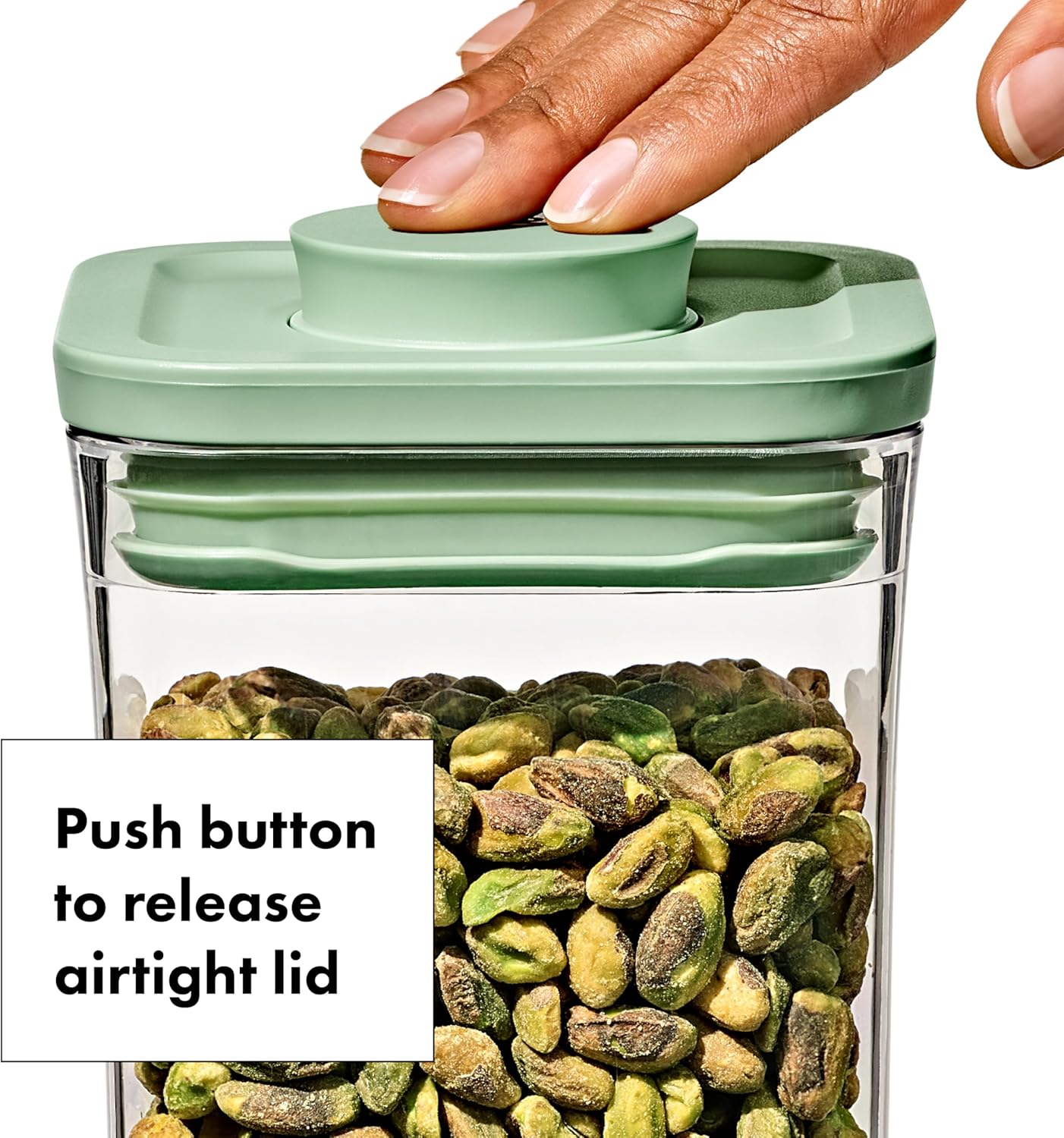 OXO Good Grips 3-Piece POP Container Set with Mini Scoops - Limited Edition Pistachio