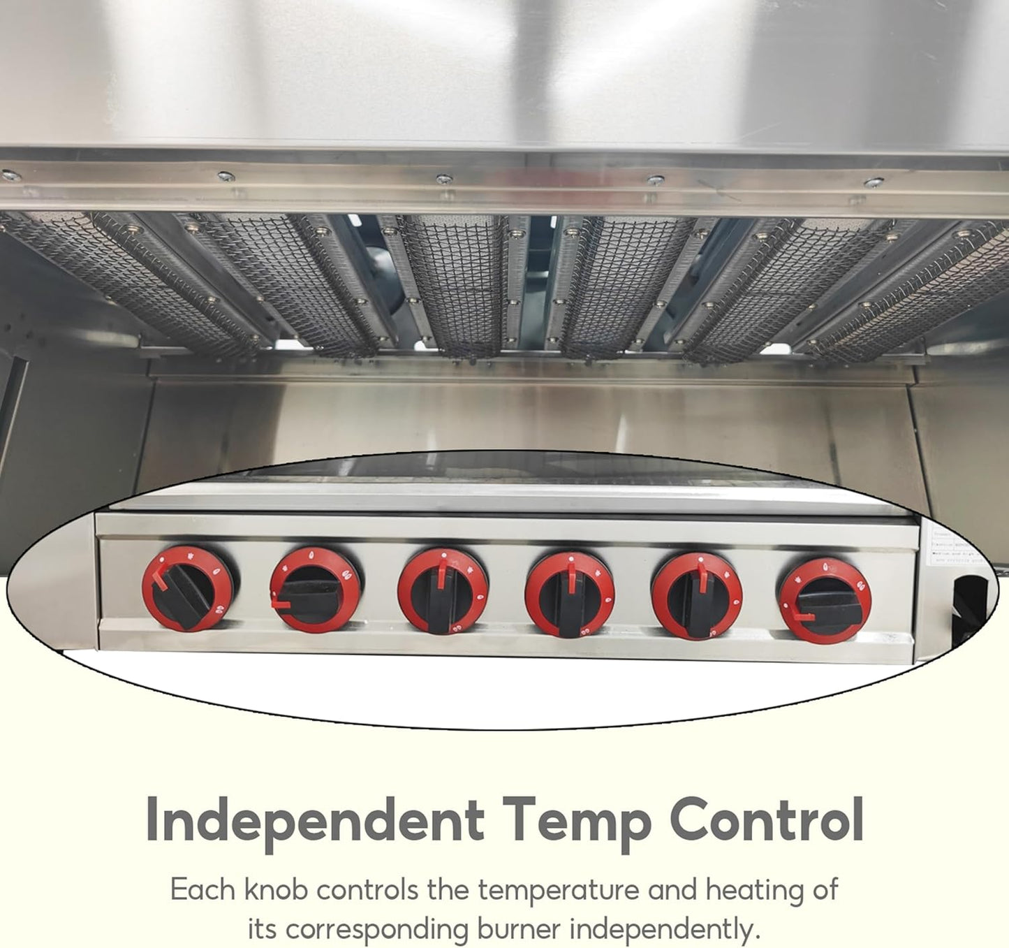 TECHTONGDA LPG Gas Toaster Ovens Cheese Melter Grill Countertop Salamander Broiler for Melt Cheese, Toast Sandwiches and Grill Steaks