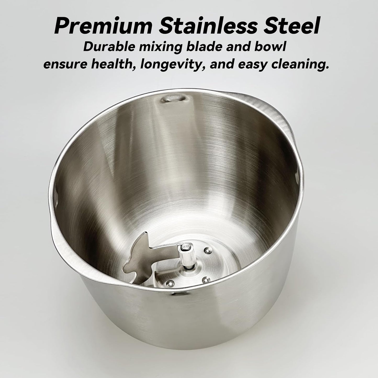 Dough Maker with Ferment Function 7.4Qt Large Capacity Dough Mixer,Commercial&Household Bread Mixer for Pizza, Noodles, Bread,Sourdough Kneading Machine with Stainless Steel Bowl, Face-up Touch Panel